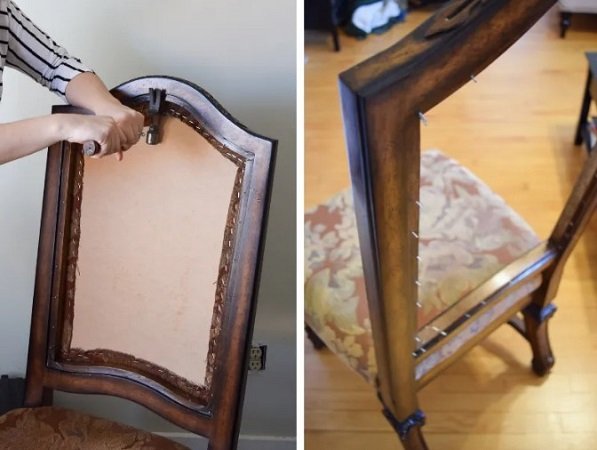 How to Reupholster the Dining Chair’s Back?